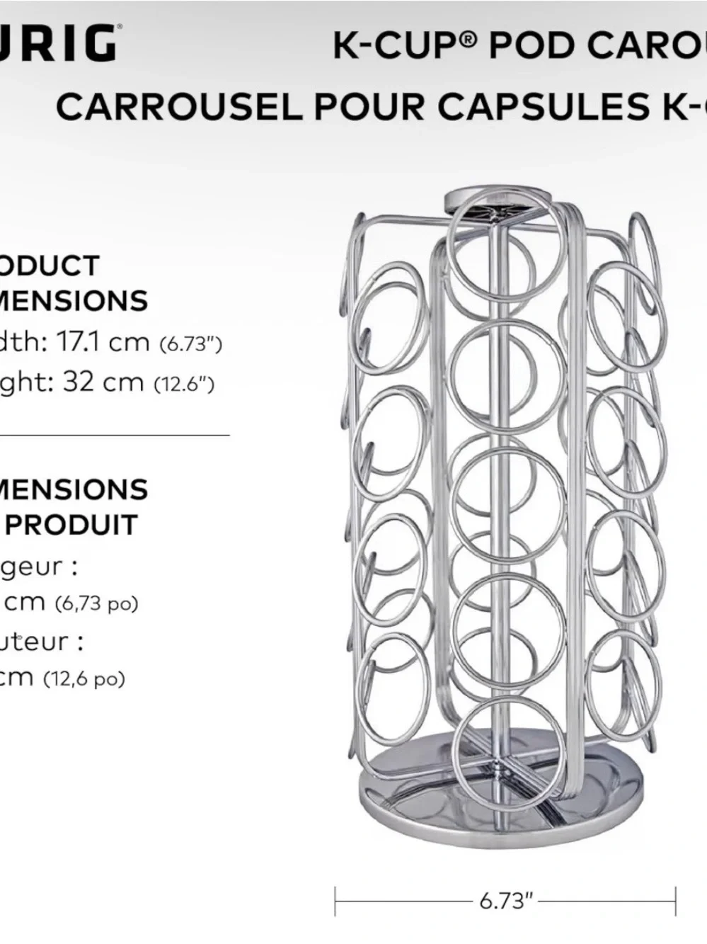 Keurig storage carousel